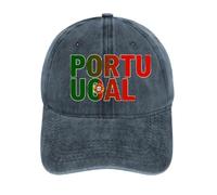 Gorra De Béisbol Estilo Polo Portugal Bandera Nacional Clásica 6 Paneles Ajustable Color Sólido Unisex Partido De Fútbol
