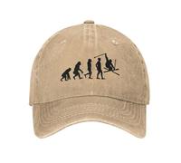 Gorra de béisbol Estilo Unisex Personalizado Clásico Unisex Algodón Esquí La Evolución Gorra de béisbol Adulto Ajustable Papá Sombrero Hombres Mujeres Regalo Deportivo