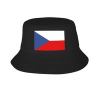 Gorra de béisbol Estilo Unisex Personalizado Unisex Bandera de la República Checa Sombrero de Cubo Viaje Playa Patriotismo Sombrero de Camping de Verano Regalo