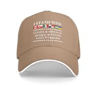Gorra De Béisbol Estoy con Canadá, Groenlandia, México, Panamá, Gaza Y Ucrania. Deportiva Casual Sombrero Sun Protection Sombrero para El Sol para Senderismo Exteriores Tenis