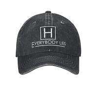 Gorra de béisbol Everybody Lies Sun Unisex Men Logo Personalizado Trucker Summer Fashion Outdoor Sports Regalo Ajustable