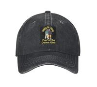 Gorra de béisbol Feliz cumpleaños, Eres Tan Viejo, diseño Divertido, Nueva Gorra de Camionero Snapback con Protector Solar para niñas y Hombres.