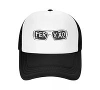 Gorra de béisbol Ferxxo, Gafas, Logotipo de Feid, Pegatina clásica, Informal, de Malla, Ajustable, Estilo Hip Hop, Unisex, para Verano