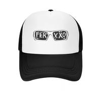 Gorra de béisbol Ferxxo, Gafas, Logotipo de Feid, Pegatina clásica, Informal, de Malla, Ajustable, Estilo Hip Hop, Unisex, para Verano