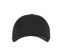 Flexfit Gorra de béisbol Delta, Unisex, poliéster impermeable sin costuras, Negro Large/Extra-Large