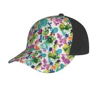 Gorra De Béisbol Flores De Acuarela Snapback Sombrero Vintage Gorra Trucker Proteccion Solar Gorras De Hombre para Running Camping Viaje