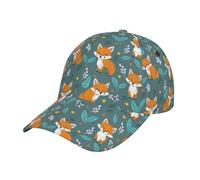 Gorra De Béisbol Fox Pattern Golf Hat Ajustable Gorras De Hombre Vintage Gorra Trucker para Pescar Viaje Senderismo