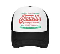Gorra de béisbol Fratelli's Restaurant Goonies Astoria Oregon, Informal, de Malla, Ajustable, Estilo Hip Hop, Unisex, para Verano