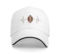 Gorra de béisbol Fútbol Americano Heartbeat Cap Fashion Casual Ajustable Hip Hop Summer Unisex Béisbol Regalo Personalizable》1315《