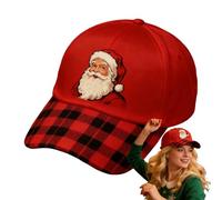 Gorra de béisbol genérica de Santa Claus | Ajustable, Elegante Y Bordado Con Efigie De Papá Noel,Gorras De Béisbol De Fiesta Para Hombres Y Mujeres | Para Amantes, Amigos, Esposa, Marido, Madre