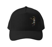 Gorra de béisbol Gorra Dance with Gold Death (Invertida) de 5 Paneles para Acampar al Aire Libre, Transpirable, Ligera y cómoda.