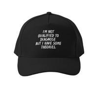 Gorra de béisbol Gorra de algodón Transpirable Estilo Dad Hat para Estudiantes de psicología, Ideal para Deportes al Aire Libre y con un diseño Informal.