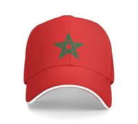 Gorra de béisbol, gorra de béisbol, accesorios de la bandera de Marruecos, gorra de golf, estilo unisex, regalo