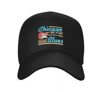 Gorra de béisbol Gorra de Senderismo para Guitarra de músico de Blues de Chicago con protección UV Sombrero Solar Marca de Lujo Mujeres Hombres Regalo