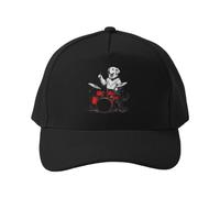 Gorra de béisbol Gorra Drummer Dog para Amantes de los Animales, 5 Paneles, Transpirable, Ajustable, para Senderismo y Uso Casual