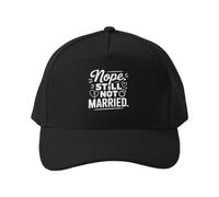 Gorra de béisbol Gorra Nope Still Not Married para Correr al Aire Libre, protección Solar y Transpirable.