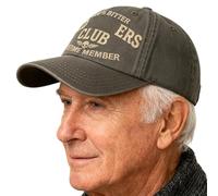 Gorra de béisbol,Gorras vintage con bordado grueso | Gorra de béisbol estructurada para amigos adultos Novio Padre al aire libre viajes deportes de transporte casual, gris