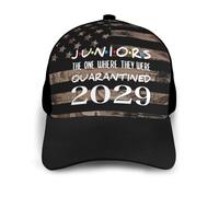 Gorra De Béisbol Graduación De La Clase 2029: Cuarentena para Estudiantes De Tercer Año Sombrero Pico Moda Transpirable Unisex Sombreros, para Playa, Deporte, Hombre, 57-60cm