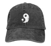 Gorra de béisbol Graffiti Zen Master Spray Paint Yin Yang Classic Peaked Cap Graffiti Art Sun Shade para Hombres Regalo