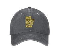 Gorra De Béisbol Hagamos Que El Fascismo Vuelva A Estar Equivocado. Luchemos contra El Fascismo. Democracia. Protestas. Unisex Gorras Vaquera Ajustable Sombrero Transpirable Gorras Hip Hop