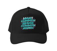 Gorra de béisbol Hagamos Que el Sentido común vuelva a ser común, Gorra Estilo años 80, Suave, Transpirable y Ligera, Ideal para el Gimnasio o el Fitness.