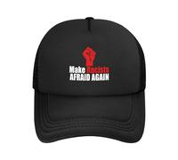 Gorra de béisbol, Hagamos Que los racistas vuelvan a Tener Miedo Trucker Gorra Clásica, Casual Casual Hats para Hombre Pesca Caza