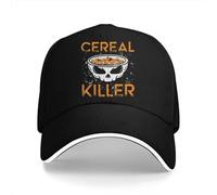 Gorra de béisbol Halloween Night Spooky Desayuno Leche Hombres Visor Protección Venesor, Snapback Cereal Asesina Regalo《0.1327