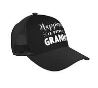 Gorra De Béisbol Happiness Is Being A Grammy Trucker Gorras Vintage Gorra De Visera DeParativo Gorras Dad para Viajes Escalada Pesca