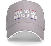 Gorra De Béisbol hasta Mi Gato Odia A Biden. Vota por Los Rojos. Salva A Estados Unidos. Vota por Los Republicanos. Biden Apesta. Snapback Sombrero Casual Gorras De Hombre Adjustable Golf Hat