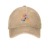 Gorra de béisbol Helluva Boss Beelzebub, Informal, desgastada, Vaquera, Negra, Estilo Comedia, Unisex, para Exteriores y Verano.