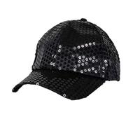 Gorra de béisbol Hip Hop Perlee Hombre Mujer Visera Curva Estilo Coreen Escena Rendimiento, Le Noir, Talla única