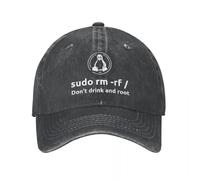 Gorra de béisbol Hip Hop Program merProgramming Codificador de codificación Verano Visor Cap Linux Root Sudo Algodón Lavado Casquette Gorras