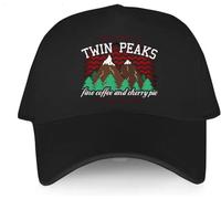 Gorra de béisbol Hiphop Sombrero para el Sol Gorra Masculina de Verano Personalidad Bienvenido a Twin Peaks Gorras de béisbol Retro Mountain 90s TV Regalo Sombrero de papá al Aire Libre