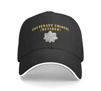 Gorra de béisbol Hombre Ejército - Teniente Coronel - Gorra de béisbol Retirada X 300 Sombrero para el Sol de Anime Gorro con pompón Mujeres Visera de Playa Hombres