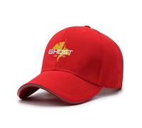 Gorra de béisbol Hombre Ghost, Unisex, Gorras de béisbol Moda, Estilo Streetwear, Deporte Correr Gorras Sombrero, Casual Unisex Baseball Cap, Verano(Red)