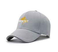 Gorra de béisbol hombre Ghost, Unisex, Gorras de béisbol Moda, Estilo Streetwear, Deporte Correr Gorras Sombrero, Casual Unisex Baseball Cap, visera(Light gray)