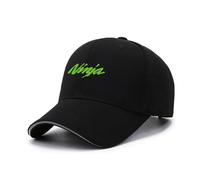 Gorra de béisbol hombre Nin_ja, Transpirable Plegable Ligero Protección Solar, Ajustable Deporte al Aire Libre Gorra de Sol Unisex, Deportes(Black)