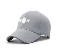 Gorra de béisbol Hombre Time Lord, protección Solar Uso Diario Visera Curva, Cómoda y Adecuada para Exterior, Tenis(Light Gray)
