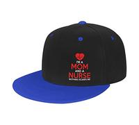 Gorra De Béisbol I Am A Nurse and A Mom Nothing Scares Me Trucker Gorras Adjustable Beisbol Sombrero DeParativo Gorra De Visera para Viajes Golf Pesca