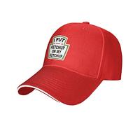 Gorra De Béisbol I Put Ketchup On My Ketchup Gorra De Visera Deportivo Gorras Dad Adjustable Beisbol Sombrero por Pesca Senderismo Escalada