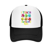 Gorra De Béisbol I Teach Awesome Kids Gorras Dad Adjustable Gorra De Visera Vintage Beisbol Sombrero por Escalada Viajes Golf