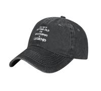 Gorra De Béisbol I'm Not Getting Old I'm Becoming A Legend Black Gorra Vaquera Adjustable Gorras De Golf Vintage Gorra Trucker para Running Viajes Cámping