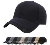 Gorra de Béisbol Invierno Hombre Plegables Sombrero de Invierno Gorra cadete Militar cálido Trampero piloto Sombreros Kent Visera esquí Caza Winter Cadet Trapper Hombre Cap