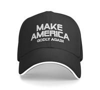 Gorra de béisbol,Jesús Hace Que Estados Unidos vuelva a ser piadoso Sombrero Ocio Transpirable,Clásica Gorra de Deportes para Deportes Pesca Running