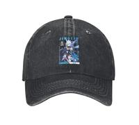 Gorra de béisbol Jingliu Honkai Star Rail, Estilo Vintage, desgastada, Vaquera, Lavada, Estilo Anime, para Hombre y Mujer, para Exteriores, Verano