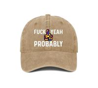 Gorra De Béisbol Joder Sí, Probablemente Lindo Gorras De Hombre Adjustable Golf Hat Transpirable Gorra Trucker para Pescar Excursionismo Camping