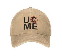 Gorra de béisbol John Cena Never Give UP de Moda para Hombres y Mujeres desgastada Lavada Gorra Snapback al Aire Libre para Verano sin Estructura Gorra Suave