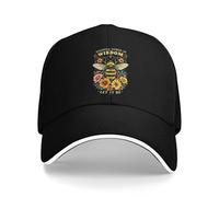 Gorra de béisbol Killer Bee Whisper Words of Wisdom Let It Be Bee Lovers Fashion Trucker Hat Spring Couple Women Running Hippie Caps