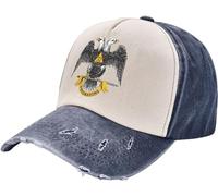 Gorra De Béisbol La Masonería Y El Rito Escocés Snapback Sombrero Vintage Gorra Trucker Adjustable Gorras De Hombre para Cámping Viajes Running