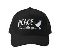 Gorra de béisbol La Paz Sea contigo. Gorra de Camping Dove Design para Viajes, Uso Diario, Ligera y Transpirable.